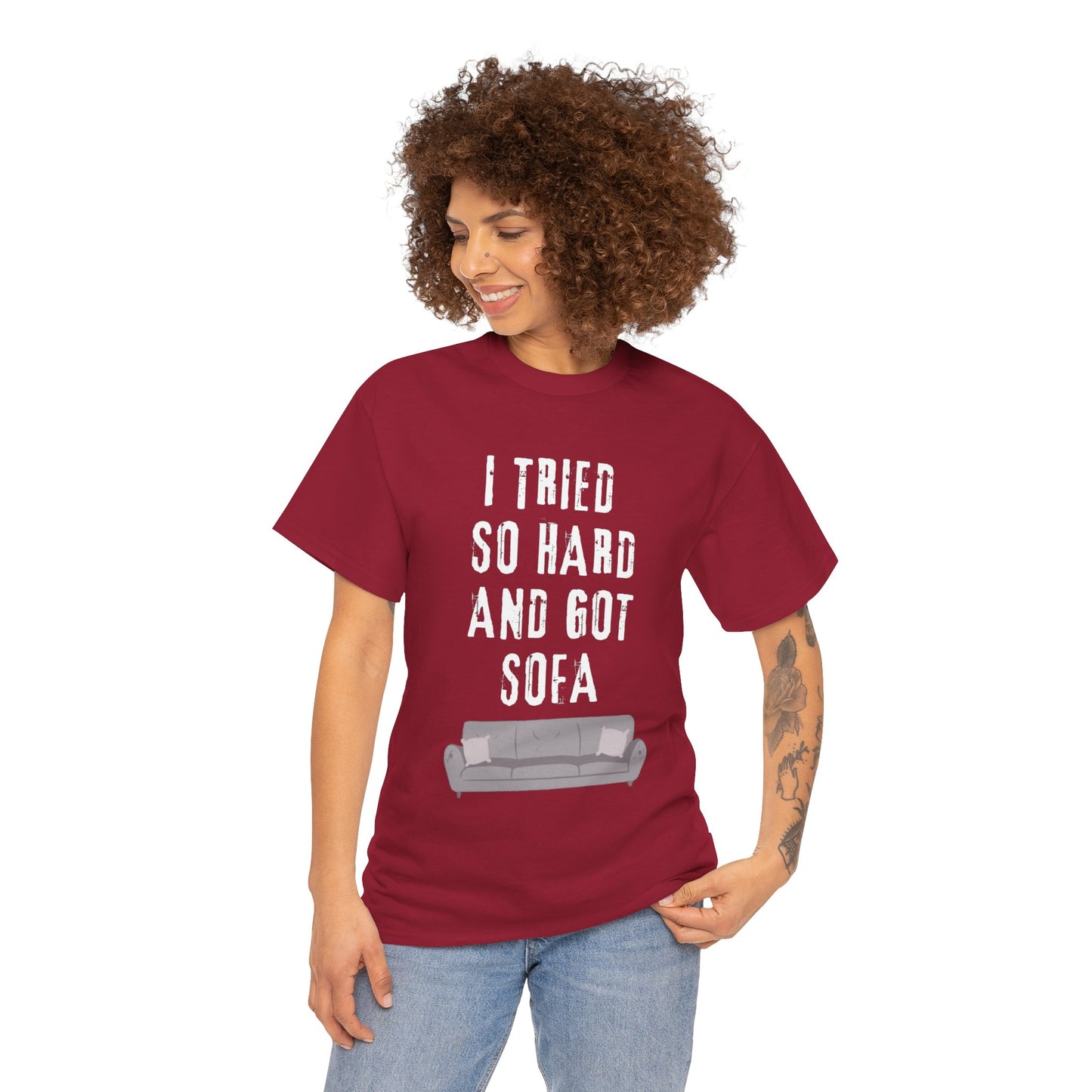 I Tried So Hard And Got So Far Unisex Heavy Cotton Tee