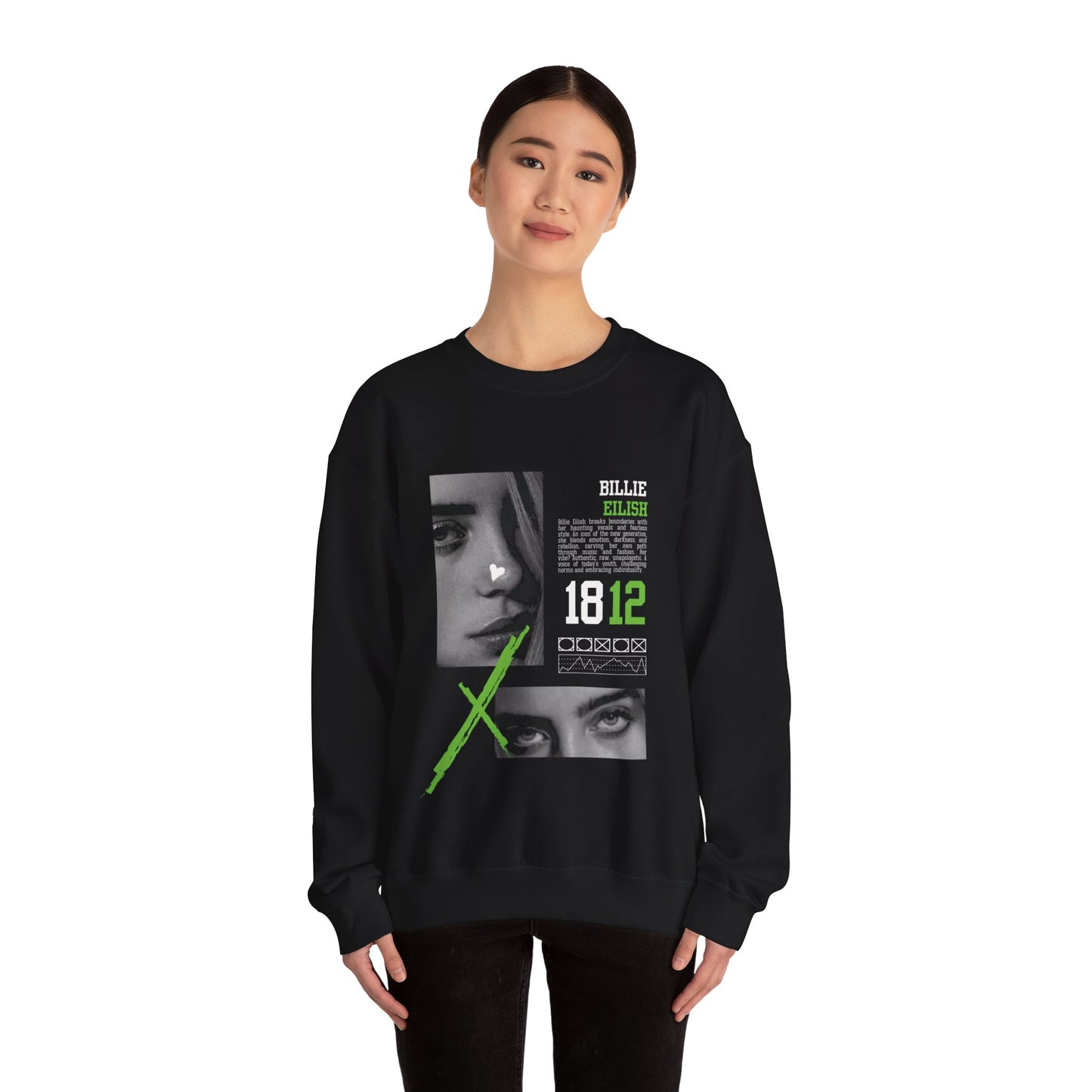 BillieEilish Unisex Heavy Blend™ Crewneck Sweatshirt